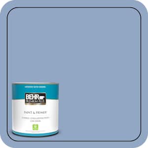BEHR ULTRA 1 qt. #PPU15-13 Blue Hydrangea Satin Enamel Exterior Paint