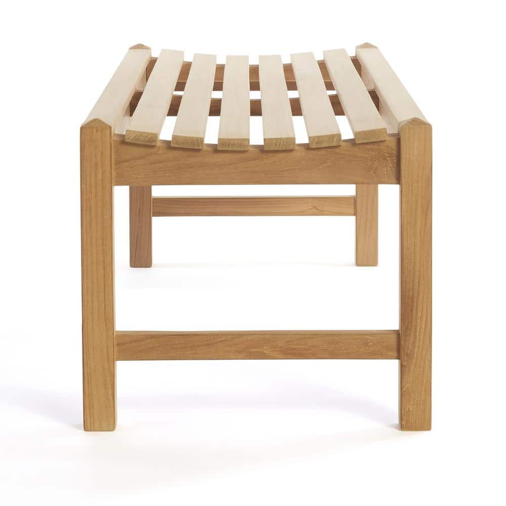 Elite 47'' Natural Teak Spa Bench