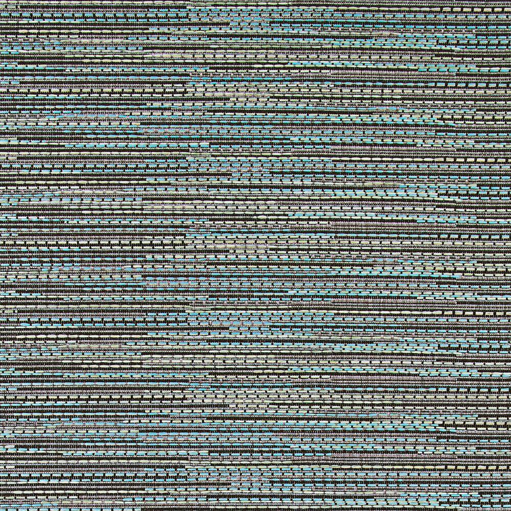 Monaco Transitional Blue Stripe Synthetic 2' x 3' Area Rug