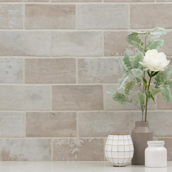Capella Ivory Brick 5 in. x 10 in. Matte Porcelain Floor and Wall Tile (100 Cases/555.2 sq. ft./Pallet)