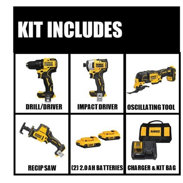 DEWALT ATOMIC 20V MAX Cordless Brushless Bandsaw Kit with Battery and Charger