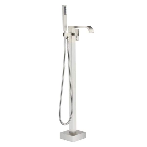 Boyel Living Freestanding Floor Mount Single Handle Bath Tub Filler ...