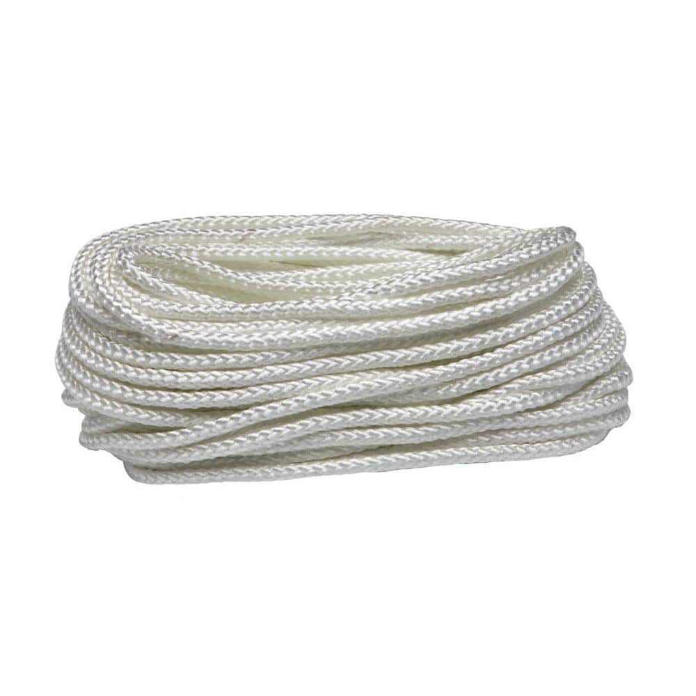  Natural Cotton Rope (3/4 in x 50 ft) Soft White Rope