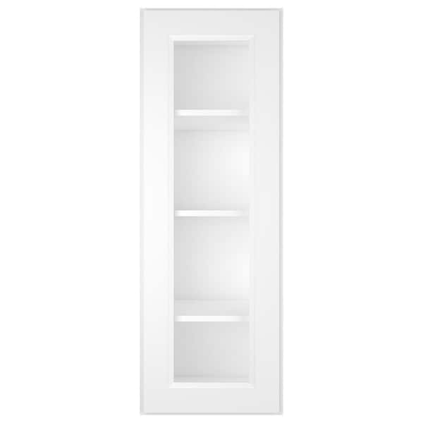 HOMEIBRO 15in W X 12in D X 42in H in Traditional White Plywood Ready