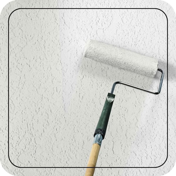 1 gal. White Flat Masonry, Stucco and Brick Interior/Exterior Paint