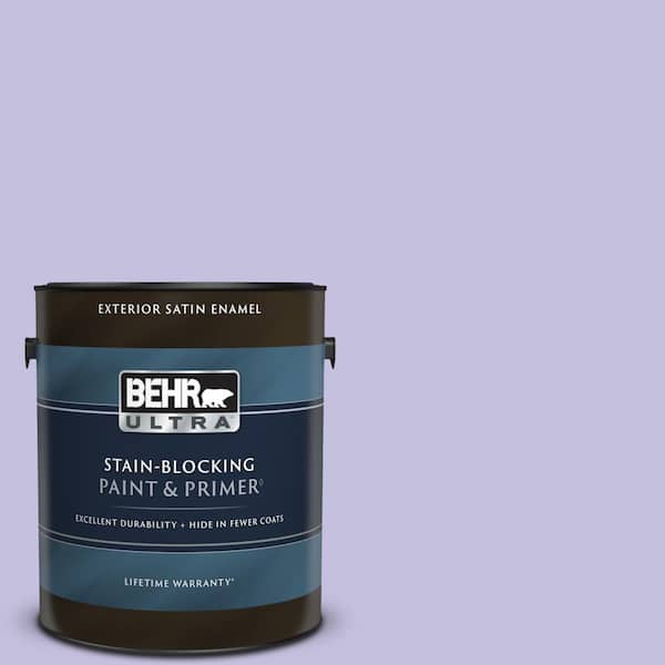 BEHR ULTRA 1 gal. #630A-3 Weeping Wisteria Satin Enamel Exterior Paint & Primer