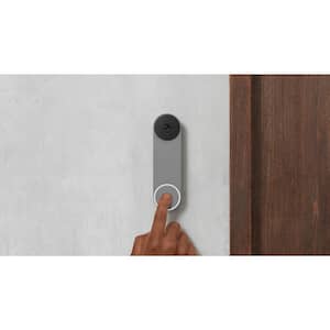 Nest Doorbell (Battery) - Smart Wi-Fi Video Doorbell Camera - Ash