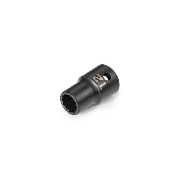 TEKTON 1 2 in. Drive x 12 mm 12 Point Impact Socket SID22312 The