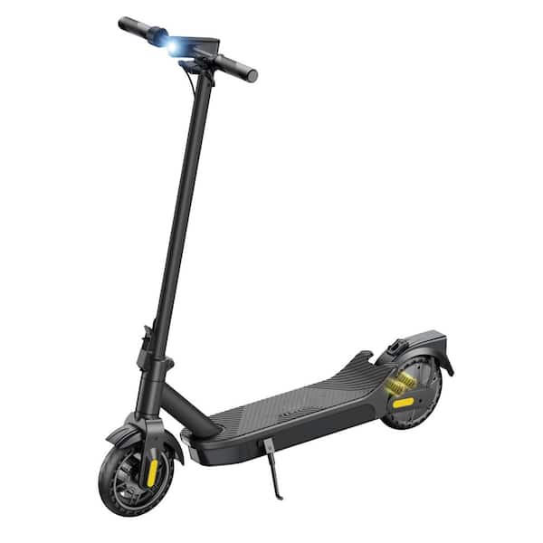 2-Wheel Foldable Electric Scooter in Matte Black for City Daily Travel Weekend Short Trip
