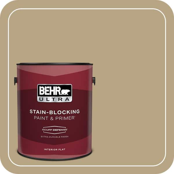 BEHR ULTRA 1 gal. Home Decorators Collection #HDC-CT-07 Country Cork Extra Durable Flat Interior Paint & Primer