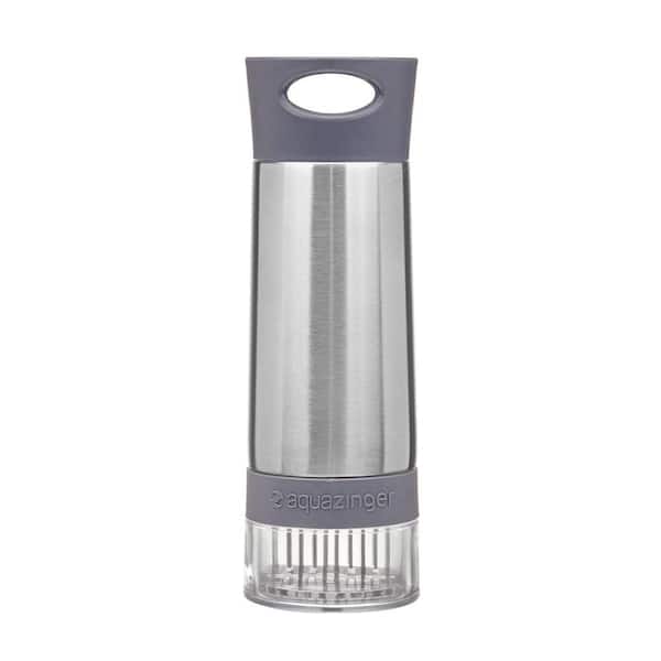 Unbranded 20 oz. Fruit Infusion Water Bottle in Grey