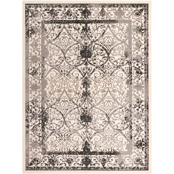 La Jolla Traditional Gray 10' 0 x 13' 0 Area Rug