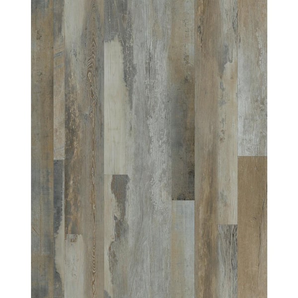 Duradecor Harvest Distressed Wood 7 In, Self Stick Vinyl Wood Plank Flooring