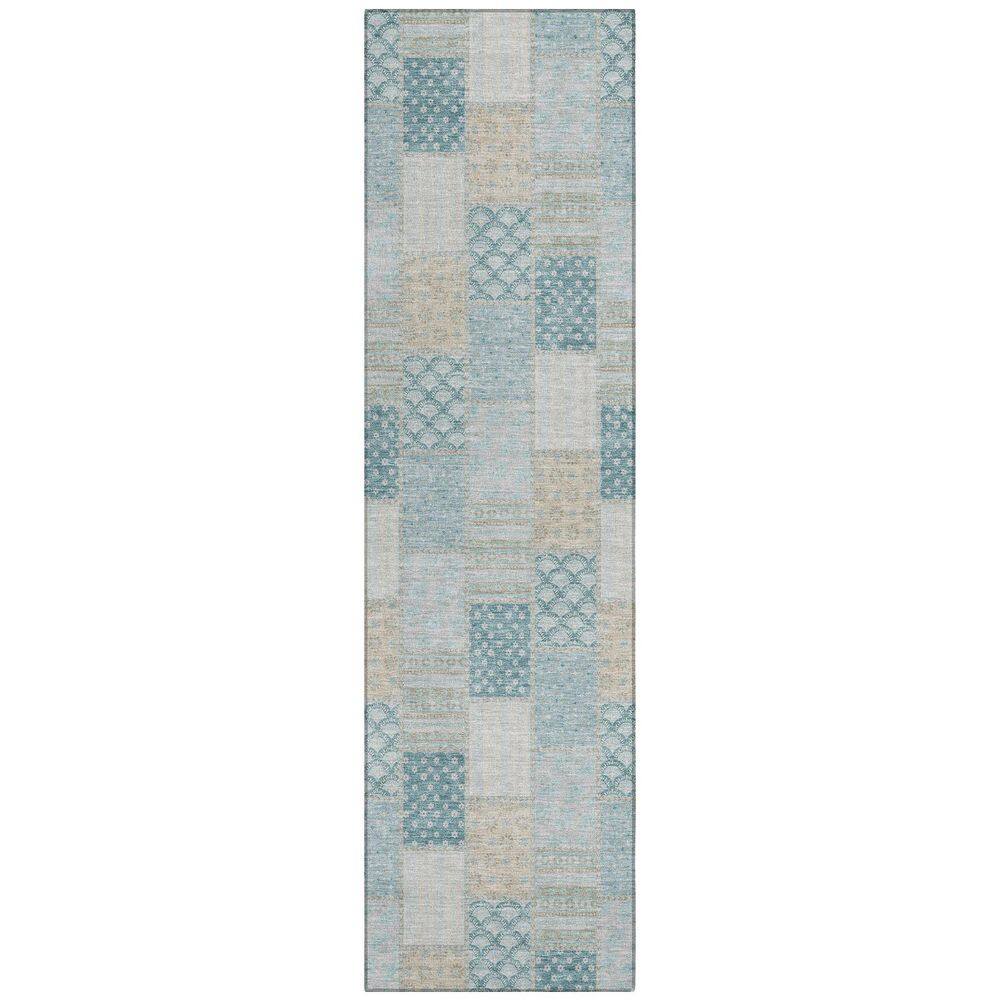 Chantille Machine Washable Indoor/Outdoor Abstract ACN2923 Teal 2 ft. x 7 ft. Runner Rug price history on PriceWatchPro