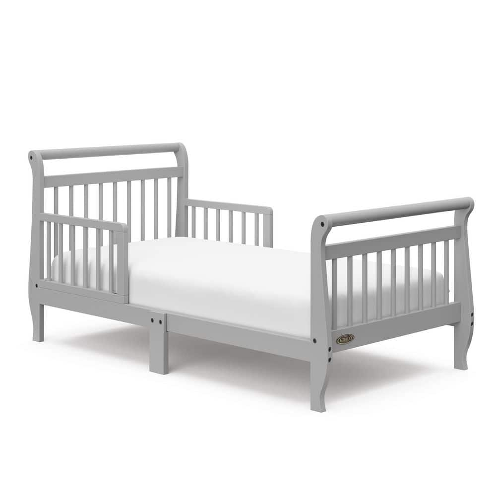 Grey sleigh clearance crib