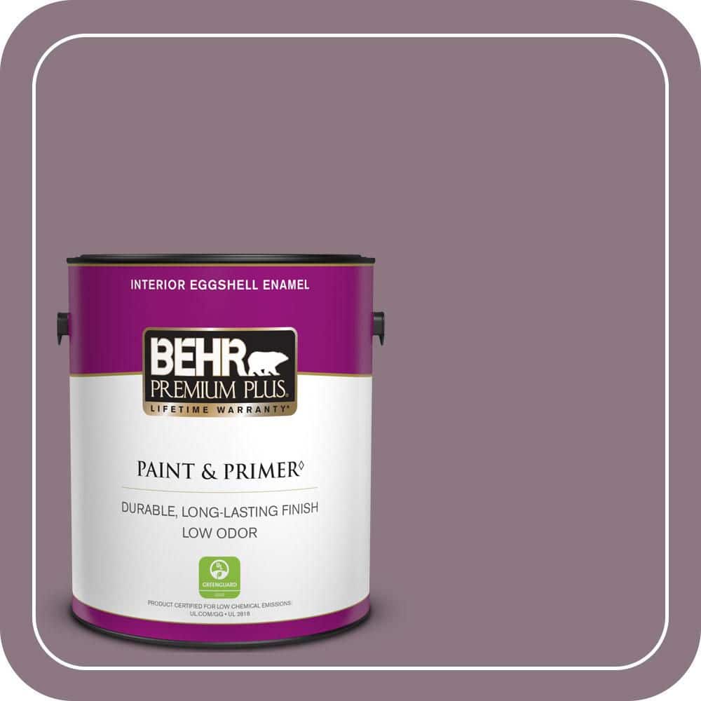 1 gal. #BNC-20 Purple Rubiate Eggshell Enamel Low Odor Interior Paint & Primer price history on PriceWatchPro