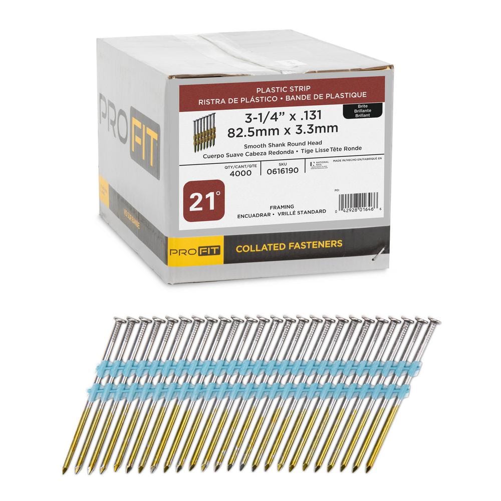 21 degree plastic collated framing nails online