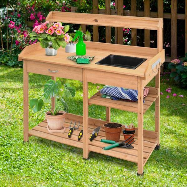 garden potting table home depot