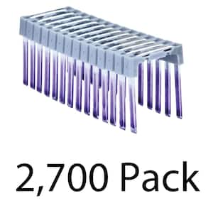 1 in. Insulated Electrical Staples 5 Boxes (540 Per Box)