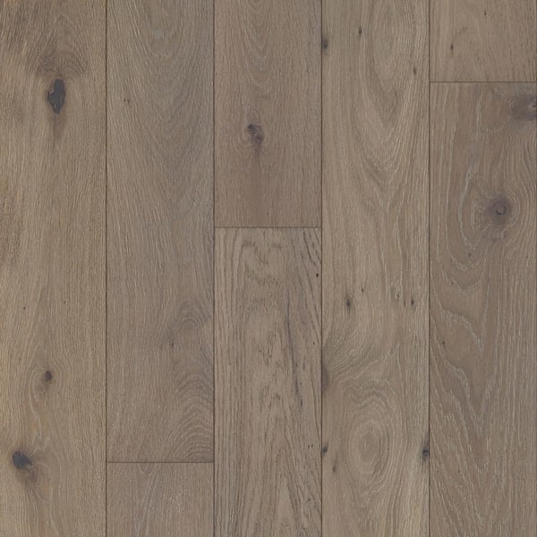 Arlet Oak 1/4 in. T x 5 in. W Click Lock Wire Brushed Engineered Hardwood Flooring (16.68 sq.ft./case)