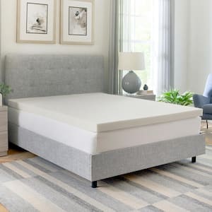 Essentials 3 in. California King AdaptiFoam Responsive Memory Foam Mattress Topper