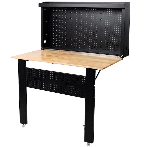 48 in. W x 32 in. D x 64 in. H Wall-Mounted Metal Foldable