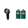 4,000 BTU Propane Golf Cart Heater and 1 lb. Propane Gas Cylinder, 2-Pack