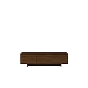 Rustik Walnut 60-inch TV Stand for TVs up to 66 inches with Storage