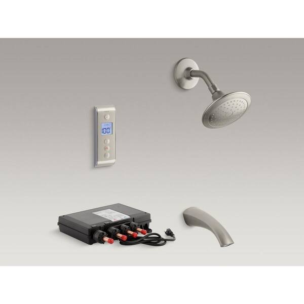Mistos DTV Prompt Digital Single-Handle 1-Spray Tub and Shower Faucet System in Vibrant Brushed Nickel (Valve Included) Mistos DTV Prompt Digital Single-Handle 1-Spray Tub and Shower Faucet System in Vibrant Brushed Nickel (Valve Included)