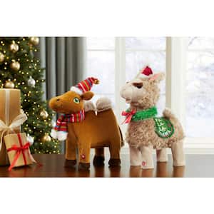 14 in. Darling Dancing Christmas Llamas & Camel - Two Asst.