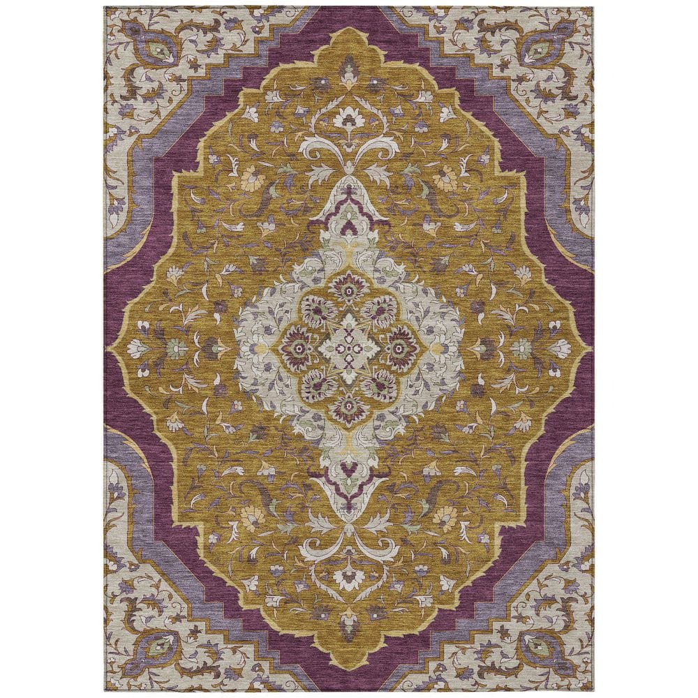 Chantille Machine Washable Indoor/Outdoor Abstract ACN2715 Walnut 3 ft. x 4 ft. Area Rug price history on PriceWatchPro