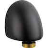 Delta Traditional Collection Hand Shower Wall Elbow in Matte Black ...