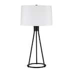 Nova 28 in. Blackened Bronze Tapered Table Lamp