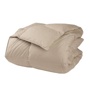 LaCrosse LoftAIRE Feather Tan Light Warmth Recycled Fill Twin Alternative Down Comforter