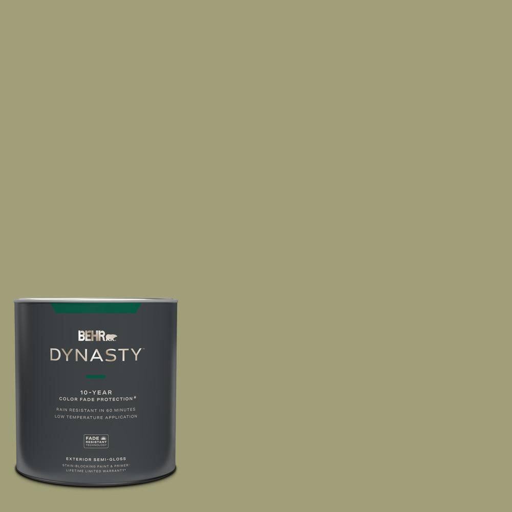 BEHR DYNASTY 1 qt. MQ657 Bermuda Grass SemiGloss Enamel Exterior