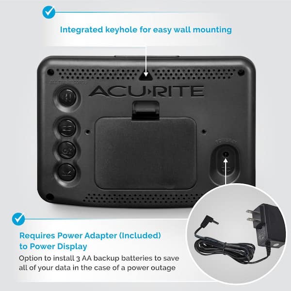 AcuRite AcuRite 02016 Color Weather Station Black Wireless Sensor 