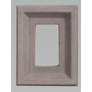 6 in x 8 in. Receptacle Box - Stone Gray