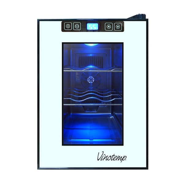 Vinotemp 6-Bottle Mirrored Thermoelectric Wine Cooler