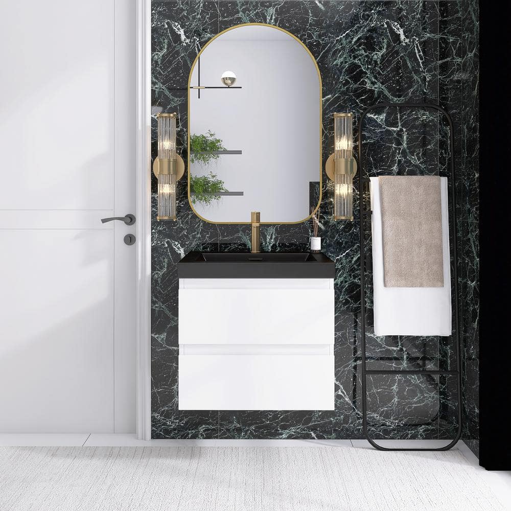 24 in. W x 20 in. D x 22.5 in. H Single Sink Bathroom Vanity Side Cabinet i