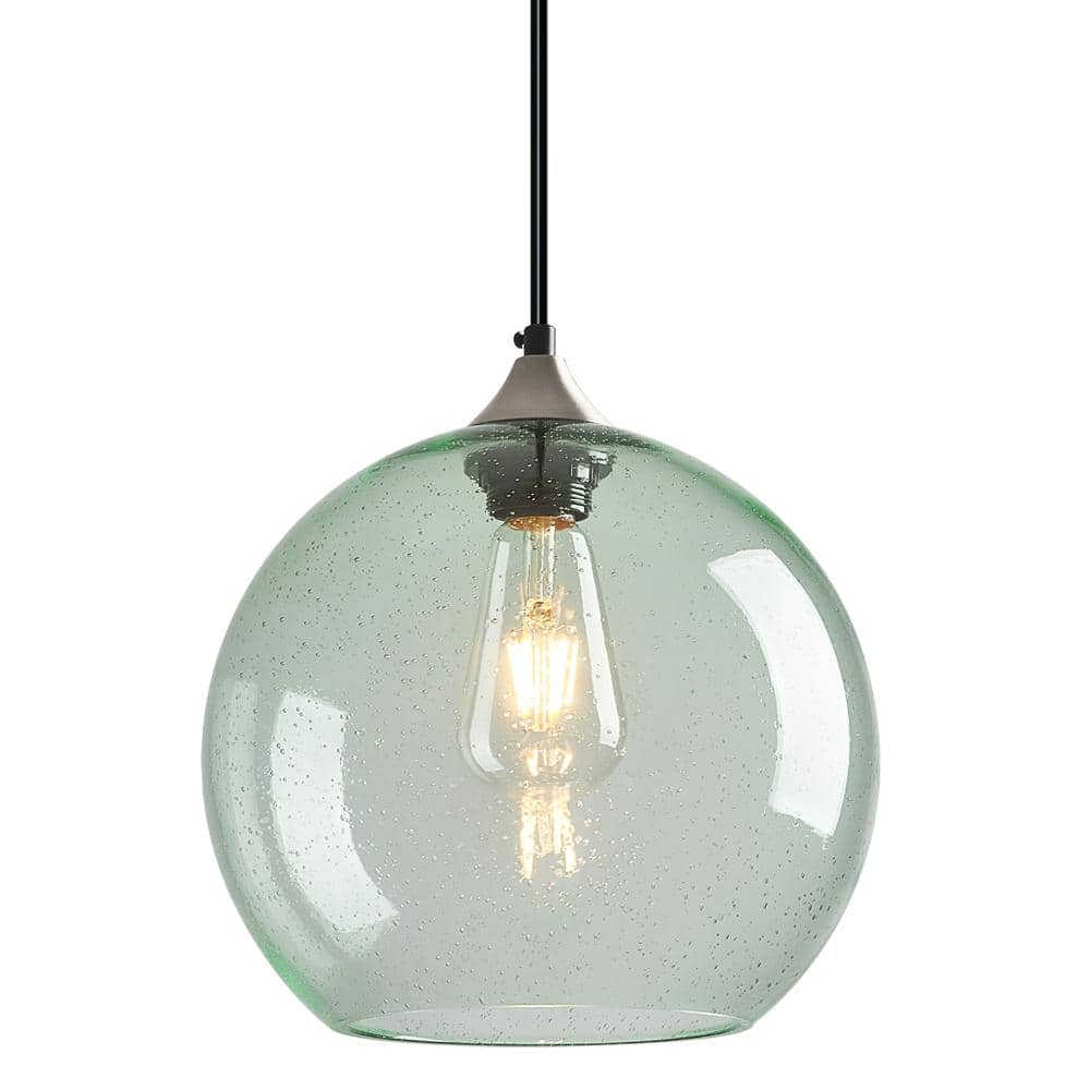 60w 1-Light Light Green Glass Pendant Lights for Kitchen Island Bedroom Living Dining Room price history on PriceWatchPro