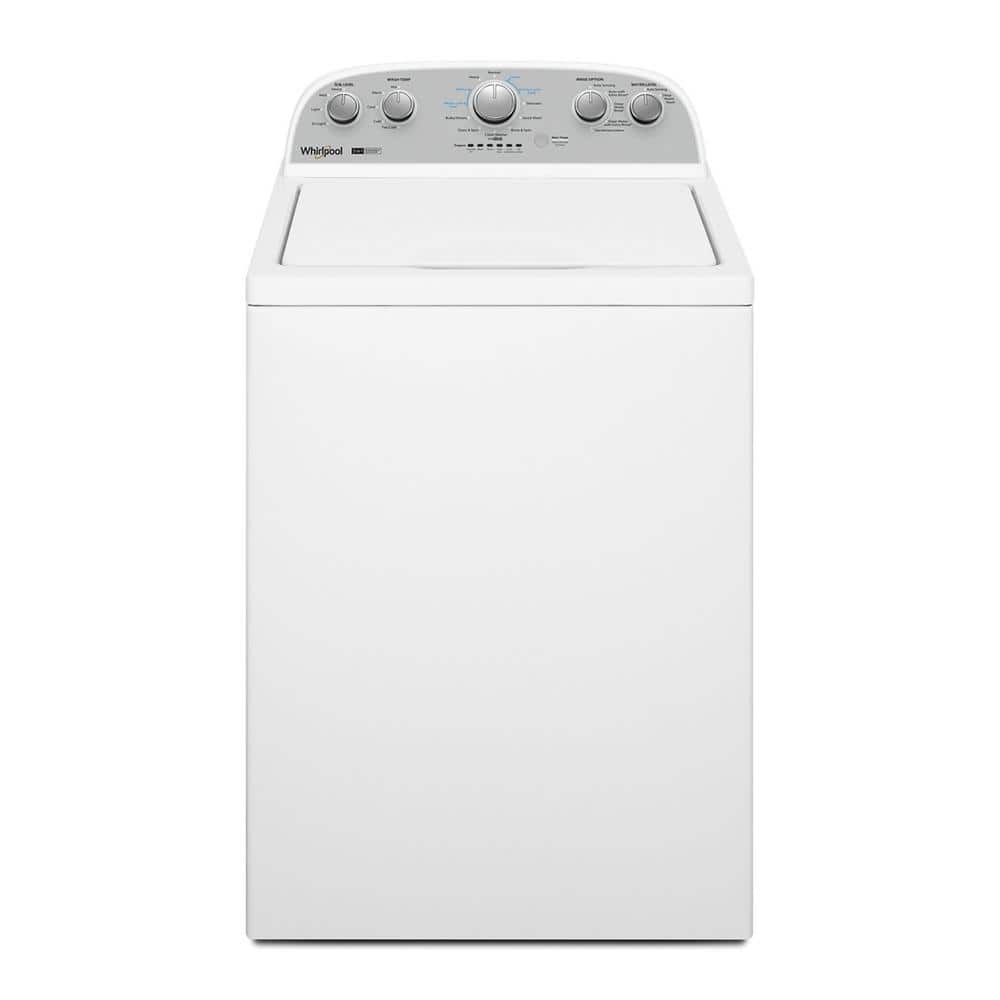 3.8 - 3.9 cu.ft. Top Load Washer in White with 2 in 1 Removable Agitator