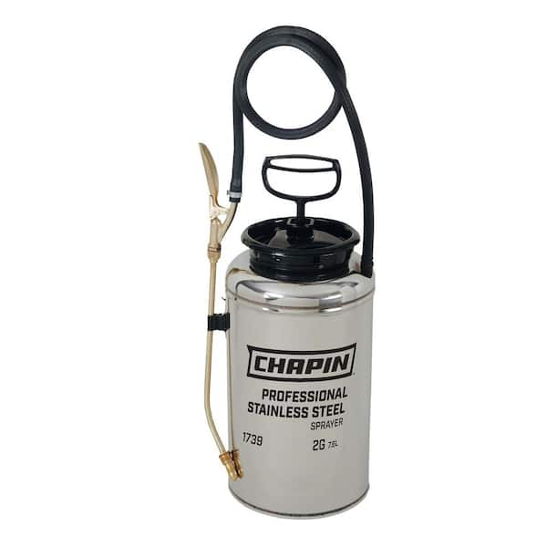 Chapin 2 Gal. Industrial Stainless Steel Sprayer 1739 - The Home Depot