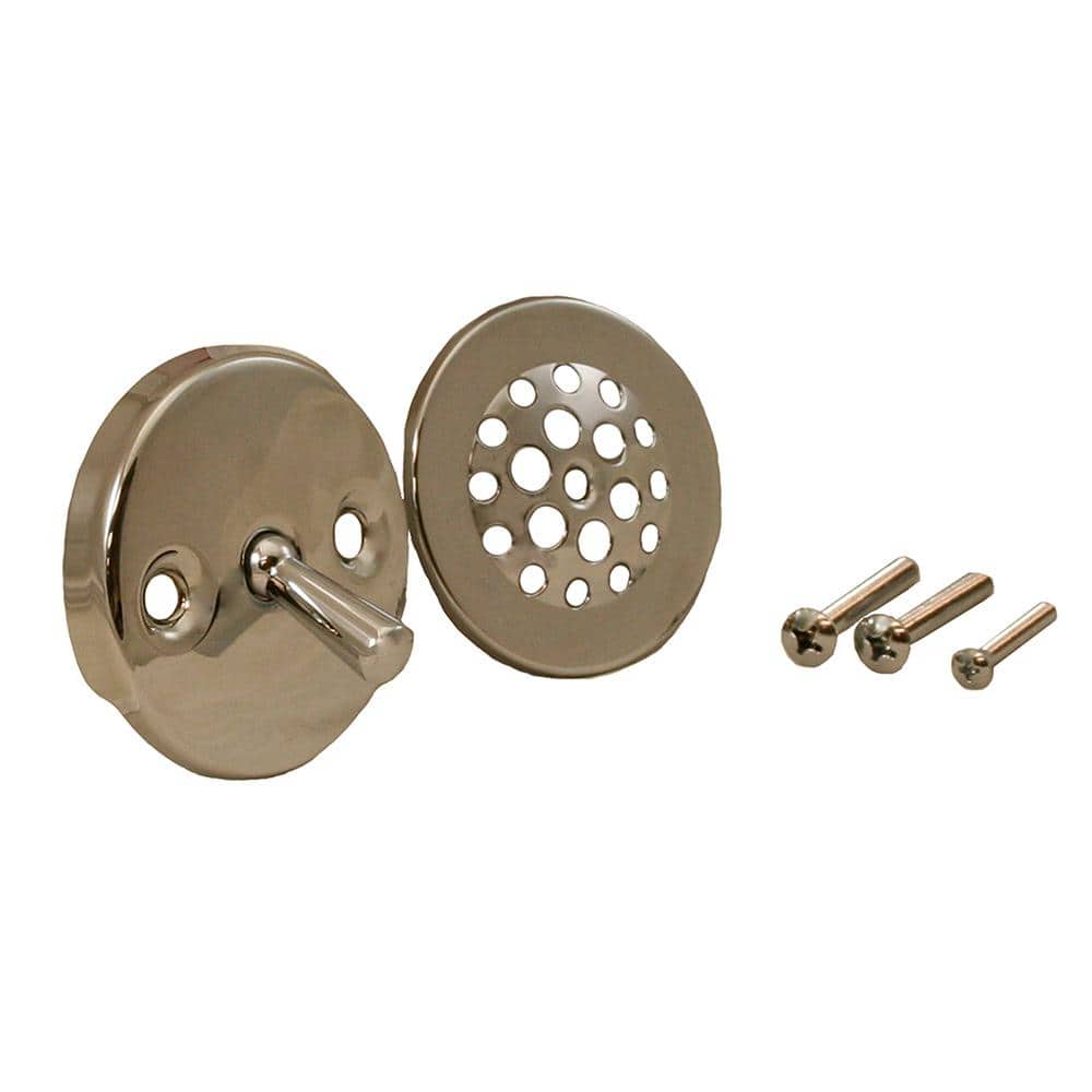 Trip Lever Bath Tub Drain Trim-Only Kit with 2-Hole Overflow Plate Chrome Plated price history on PriceWatchPro