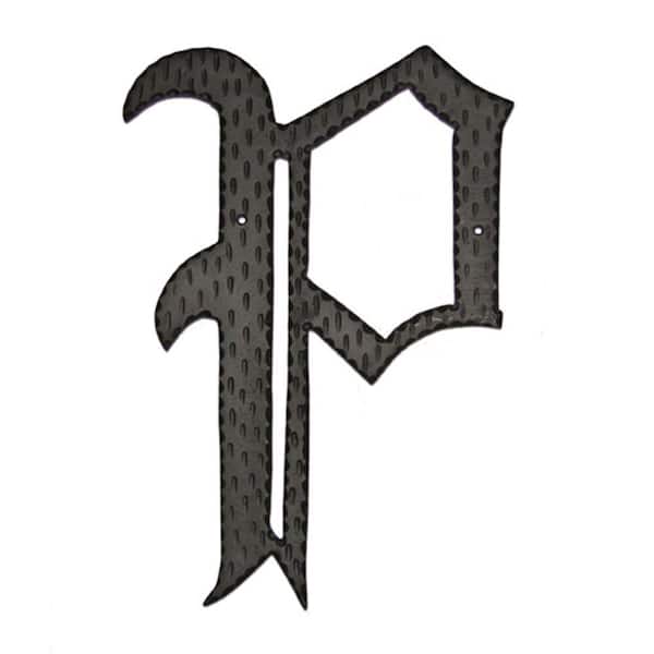 Montague Metal Products 24 in. Home Accent Monogram P