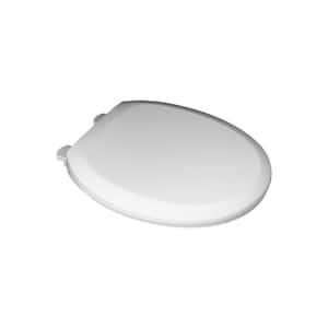 Champion 4 Slow-Close Round Closed Front Toilet Seat in White