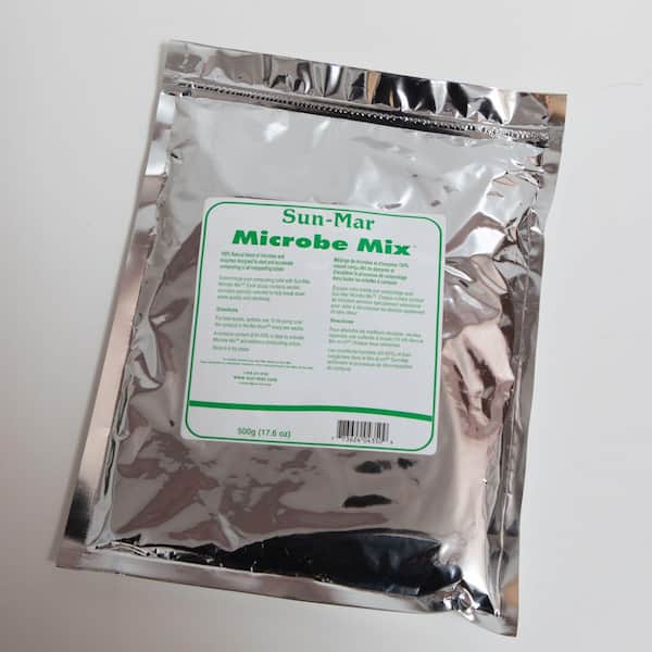 Sun-Mar Waterless Toilet Compost Starter With 500g Microbe Mix