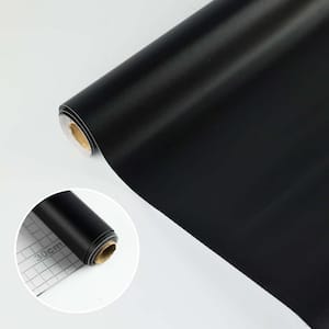 Black Thickened Self-Adhesive Blackboard Wallpaper Roll (Set of 2)