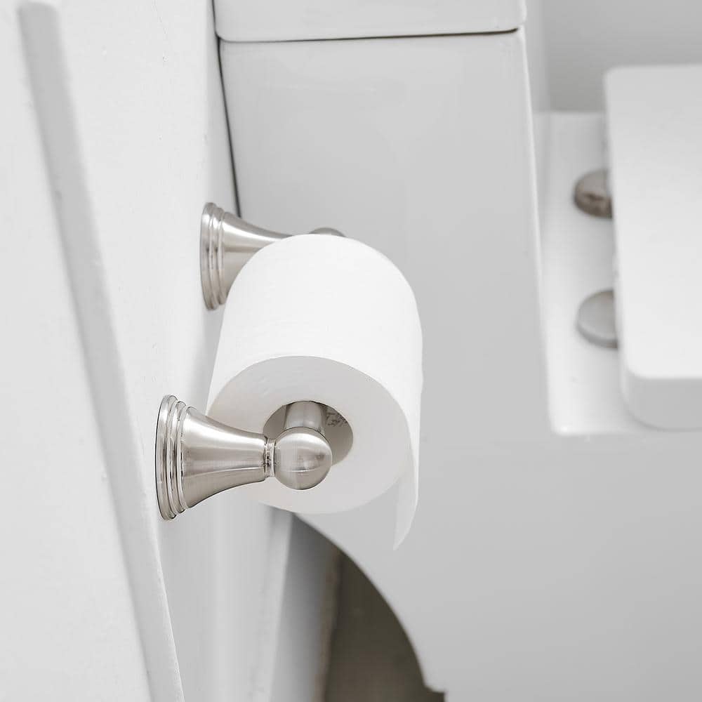 Nickel Wall Mounted Traditional Toilet Paper Holder
