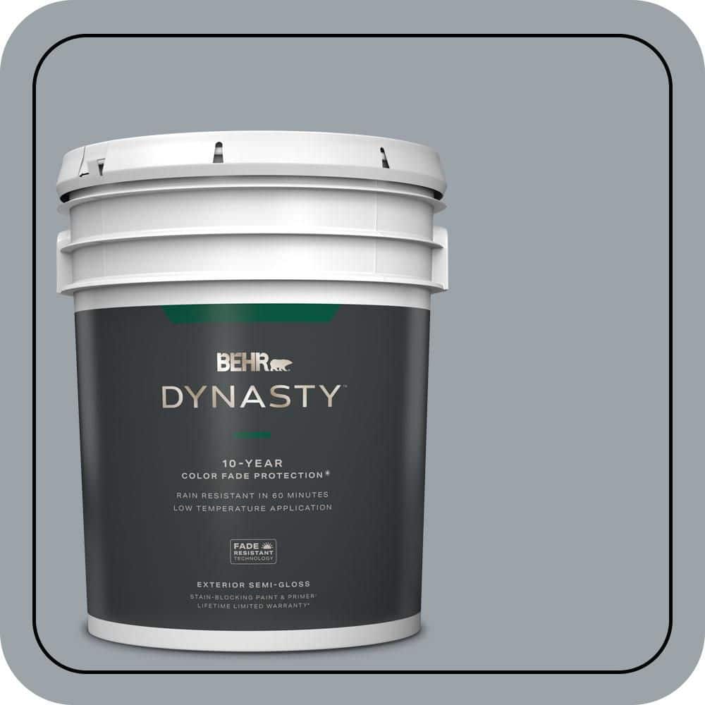 5 gal. #MQ5-22 Rainmaster Semi-Gloss Enamel Exterior Stain-Blocking Paint & Primer price history on PriceWatchPro