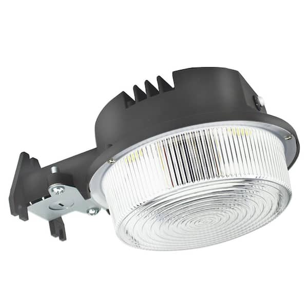 KOAOEIRS 150-Watt Equivalence 4000 Lumen Hardwire Bronze Integrated LED Flood Light 5000K Dusk to Dawn Security Wall Pack Light